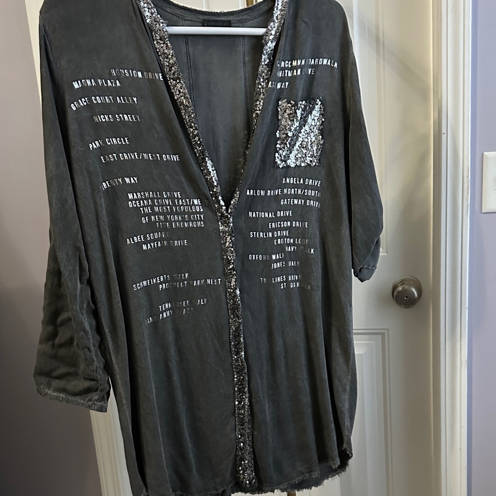 Women’s Tunic Dress with Sequin Detail